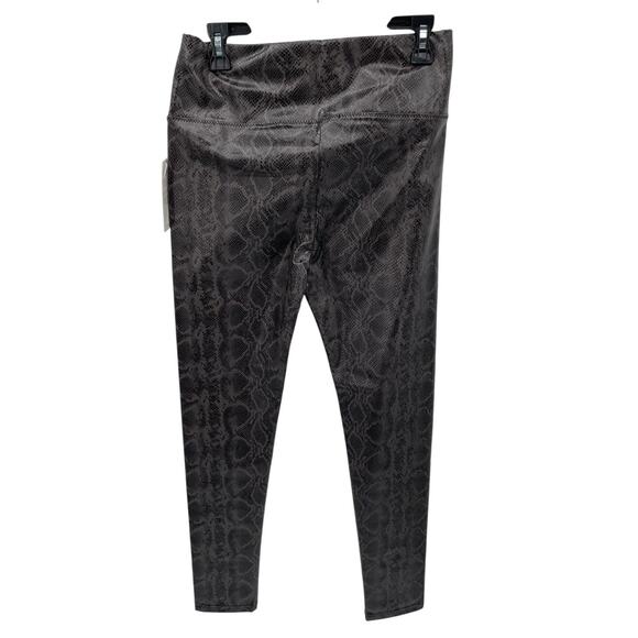 7 for all Mankind NWT High Waist Snakeskin Leggings // M - Picture 8 of 10